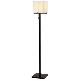 Sonneman Lighting Boxus 1 light Black Brass Floor Lamp