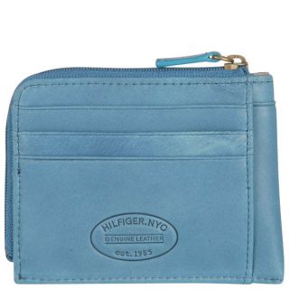 Tommy Hilfiger Mens Small Zip Wallet    Turquoise      Clothing