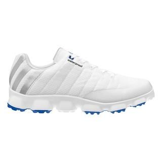Adidas Adidas Mens Crossflex White/ Grey/ Blue Golf Shoes Blue Size 9.5
