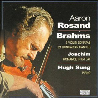 Brahms 3 Violin Sonatas; 21 Hungarian Dances / Joachim Romance in B Flat Music