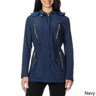 Taylor Fashion Ltd / Samsung Bebe Womens Hooded Anorak Jacket Navy Size S (4  6)