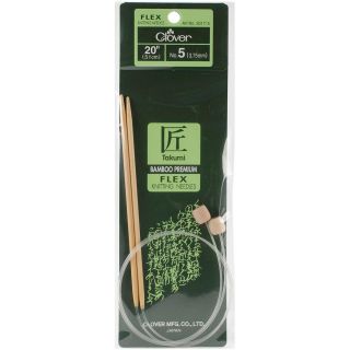 Takumi Bamboo Flexible Knitting Needles 20   Size 5/3.75mm