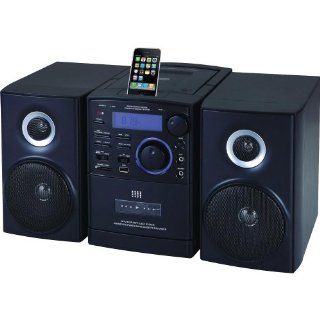 Supersonic SC805 Portable /CD Player With iPod Docking, USB/SD/AUX Inputs, Cassette Recorder & AM/FM Radio  Retail Packaging   Black Electronics