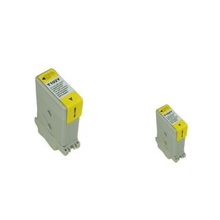 Basacc 2 ink Yellow Cartridge Set Compatible With Canon Pfi102y