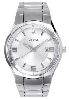 Bulova 96G70  Watches,Mens  Stainless Steel, Casual Bulova Quartz Watches