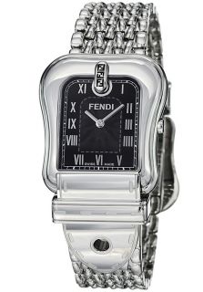 Fendi F386110  Watches,Womens Fendi B. Black Dial Stainless Steel, Dress Fendi Quartz Watches