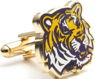 Cufflinks Inc LSU Tigers   Yellow/White