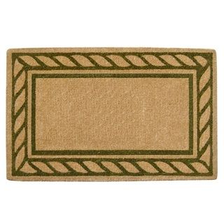 Heavy Duty Coir Decorative Border Doormat