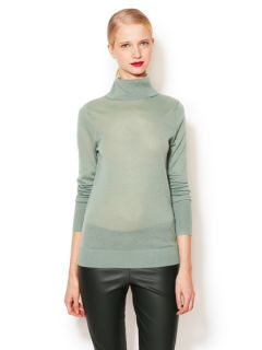 Cashmere Ribbed Turtleneck by White + Warren