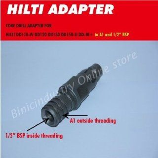 HILTI core drill adapter DD110 W DD120 DD130 DD150 U DD BI+ to A1 and 1/2" BSP   Boring Bits  