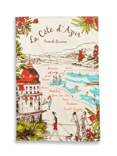La Cote dAzur Tea Towel by Torchons & Bouchons