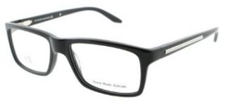 Armani Exchange 156 Eyeglasses (807) Black, 53 mm Clothing