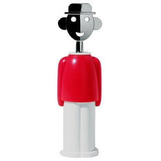 Alessi Alessandro M. Corkscrew by Alessandro Mendini AAM23 Color Red