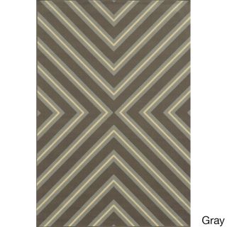 Indoor/ Outdoor Geometric Polypropylene Rug (19 X 39)