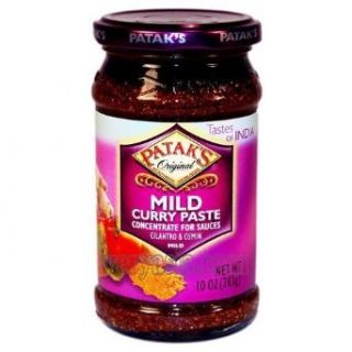 Patak's Curry Paste Mild, 10 Ounce Jars (Pack of 6)  Curry Sauces  Grocery & Gourmet Food