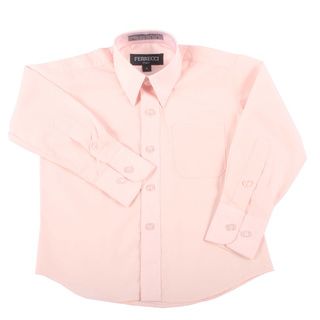 Ferrecci Boys Slim Fit Pink Collared Formal Shirt