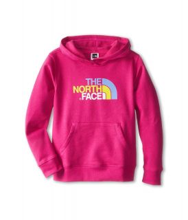 The North Face Kids Multi Half Dome Pullover Hoodie Girls Sweatshirt (Pink)