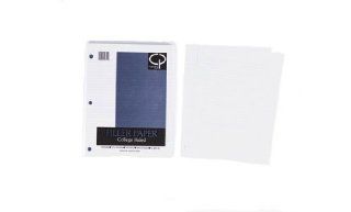 Carolina Pad Filler Paper, 3 Hole Punched, College Ruled, 10.5 x 8 Inches, 150 Sheets (809 150)  Loose Binder Paper 