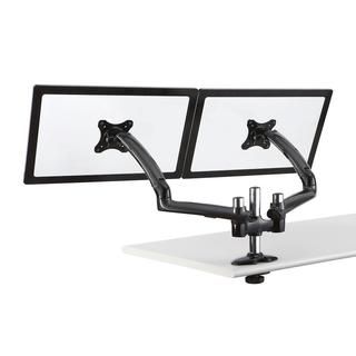 Cotytech Dark Grey Expandable Dual Desk Mount Spring Arm Dm gmd12