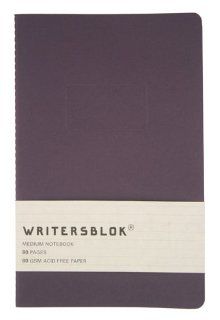 Writersblok Medium Notebook, Ruled, Pack of 3, 5.5 x 8.25 Inches (WB801)  Composition Notebooks 