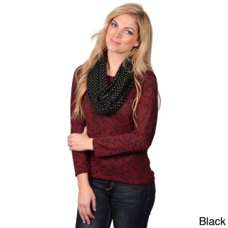 Journee Collection Womens Studded Figure 8 Scarf