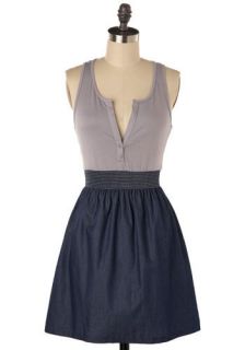 Blue Steel Dress  Mod Retro Vintage Dresses