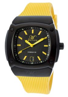 Magico 330 BB 01 YEL  Watches,Mens Dominator Black Textured Dial Yellow Silicone, Casual Magico Quartz Watches