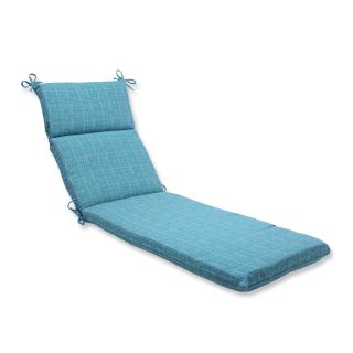 Pillow Perfect Chaise Lounge Cushion With Bella dura Conran Turquoise Fabric