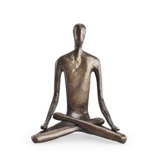 Yoga Lotus Bonze Sculpture