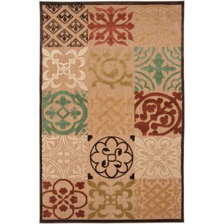 Meticulously Woven Ariel Transitional Geometric Indoor/ Outdoor Area Rug (47 X 67)