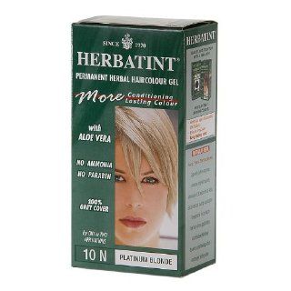 Herbatint Permanent Herbal Haircolor Gel, 10n Platinum Blonde 4.5 oz (135 ml) Health & Personal Care