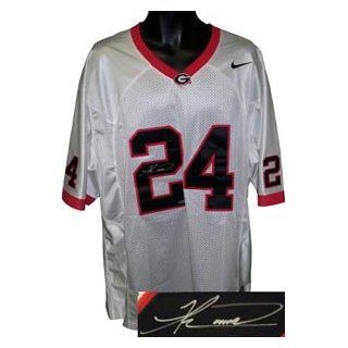 Knowshon Moreno Signed Georgia Bulldogs Nike White Jersey at 's Sports Collectibles Store