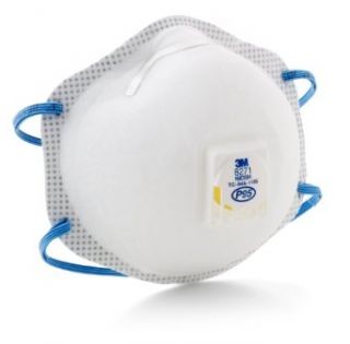 3M Particulate Respirator 8271, P95 (Pack of 10) Papr Safety Respirators