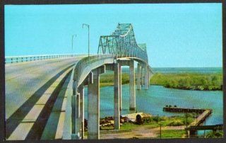 Eugene Talmadge Bridge Savannah GA postcard 1950s Entertainment Collectibles