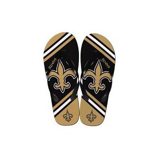 New Orleans Saints 2013 Unisex Big Logo Flip Flop  Sports Fan Slippers  Sports & Outdoors