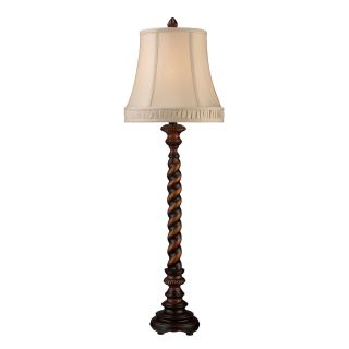 Rye Park 1 light Sienna Bronze Wood Led Table Lamp