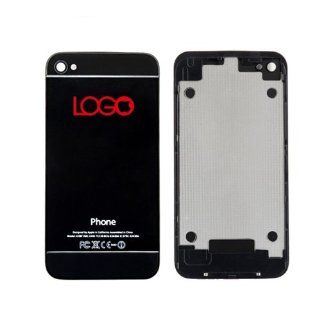 Generic Battery Back Cover With iPhone 5 Style Compatible For AT&T iPhone 4   Black Cell Phones & Accessories
