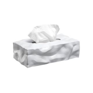 Essey Crinkle Tissue Box Cover ES TISSUE2 Color White