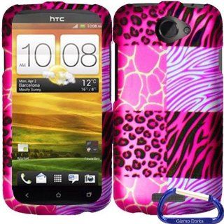 Gizmo Dorks Hard Skin Snap On Case Cover for the HTC One X, Pink Exotic Skins Cell Phones & Accessories