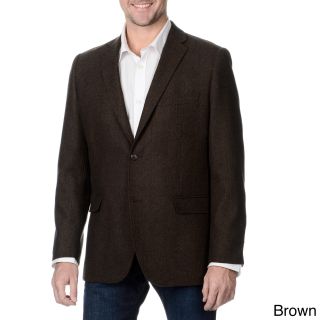 Greg Norman Greg Norman Mens Herringbone Wool Blend Sportcoat Brown Size 38R