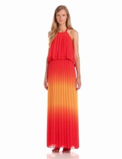 Jessica Simpson Women's Halter Maxi Dress, Poinsettia, 6