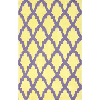 Nuloom Hand hooked Purple Wool Rug (6 X 9)