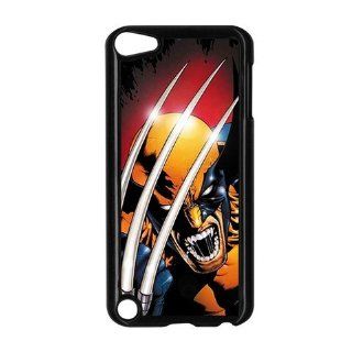 X men Comic Wolverine V.9 Ipod Touch 5/5g/5th Generation Case   Ipod Touch 5 Hard Case Black Cover Gift Idea Cell Phones & Accessories