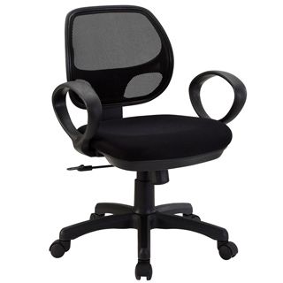 Panorama Black Swivel Office Chair