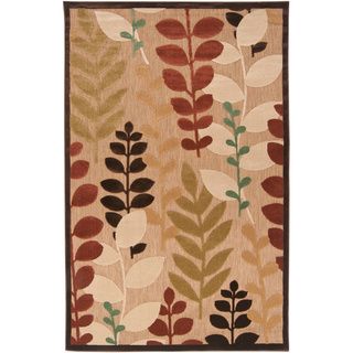 Meticulously Woven Ashlan Transitional Floral Indoor/ Outdoor Area Rug (88 X 12)