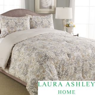 Laura Ashley Laura Ashley Penelope 3 piece Comforter Set Brown Size Full