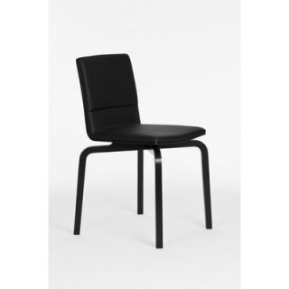 Artek Seating Lento Side Chair 26050 Seat Finish Black Upholstery