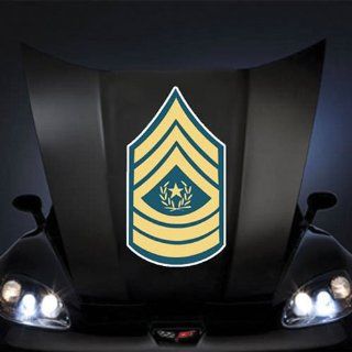 US Army Rank Command Sergeant Major Dress Blue Uniform 1 20" Huge Decal Sticker Automotive