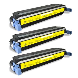 Hp C9732a (hp 645a) Compatible Yellow Toner Cartridge (pack Of 3)