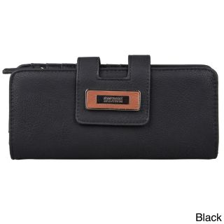 Kenneth Cole Reaction Womens Tab Clutch Wallet With Wristlet
